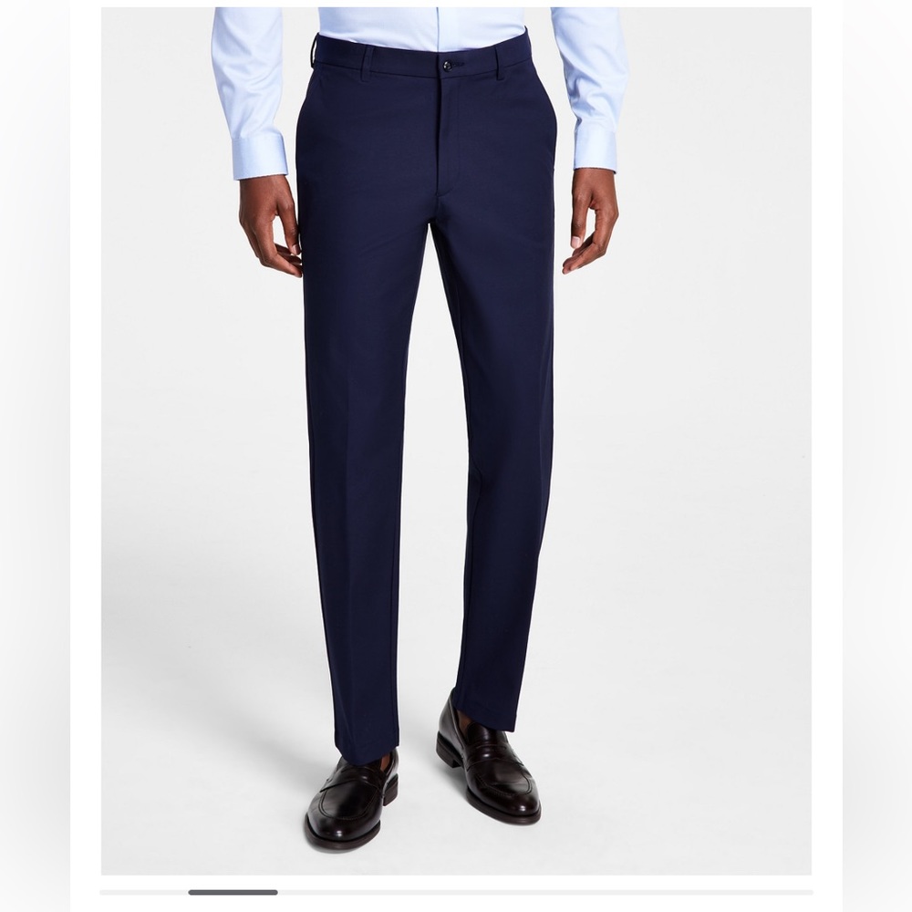 Men's Classic Fit Flat Front Pants by Michael Kors